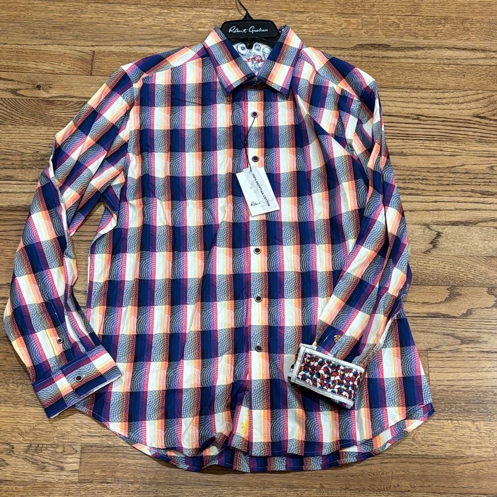 NWT Robert Graham The Jagger, Men's Shirt XL